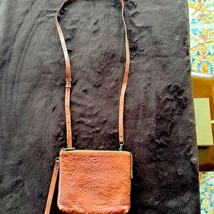 Will Leather Goods Brown Crossbody Bag